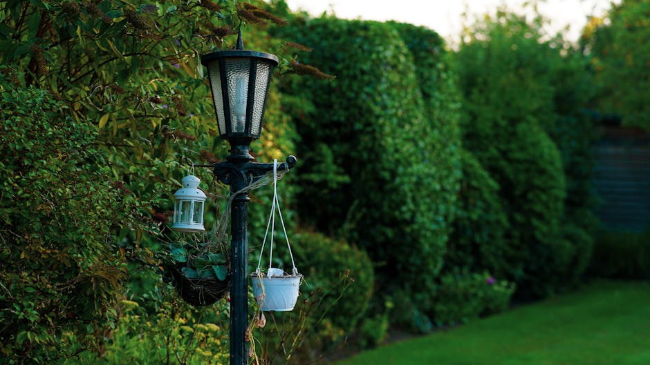 éclairage extérieur jardin